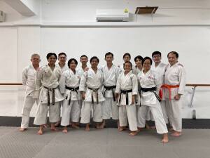 Malaysia national team trained at Keiseikan Karate and Kobudo dojo