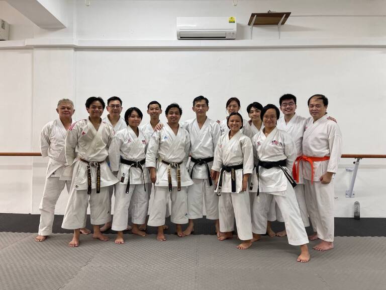 Malaysia national team trained at Keiseikan Karate and Kobudo dojo
